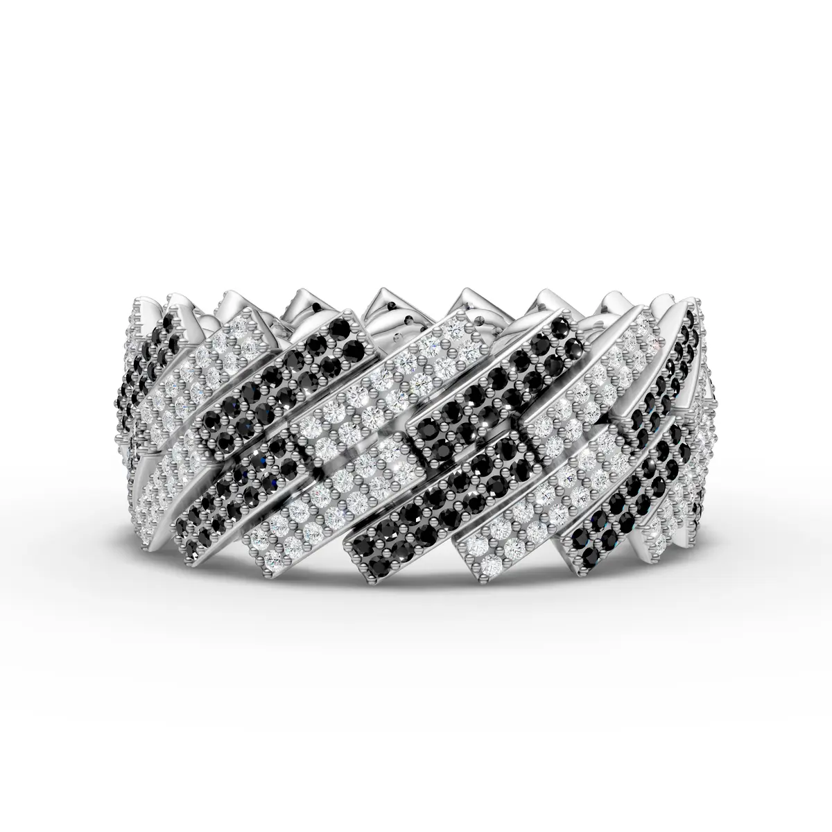 Cuban Contrast Ring
